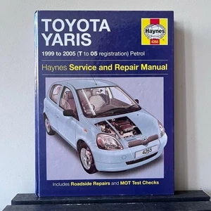 Haynes Toyota Yaris Workshop Manual 1999 - 2005 (Hardcover, GOOD CONDITION) - Picture 1 of 9
