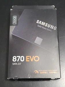 SSD interne Samsung 870 EVO 250 Go 2,5" SATA III (MZ-77E250B/AM) - Photo 1/4