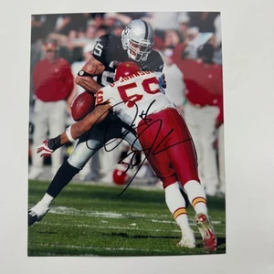 DERRICK JOHNSON Signed 8x1O Photo Autographed KANSAS CITY CHIEFS w/ COA - Picture 1 of 3