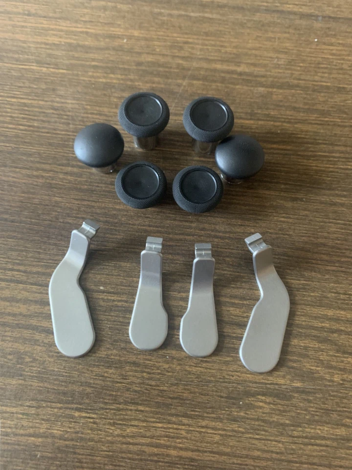 Xbox Elite Series 1 Controller Metal Thumbsticks Paddles Accessories Set Stock - Image 1 of 4