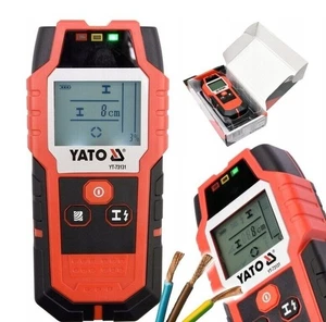 Detector de buscador electrónico de pared de madera perfil de cable vivo de tubo de metal LCD YATO - Imagen 1 de 14