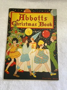 Early 1900s ABBOTTS Ice Cream Giveaway Promo CHRISTMAS BOOK Charlotte Stone Rare - Picture 1 of 17