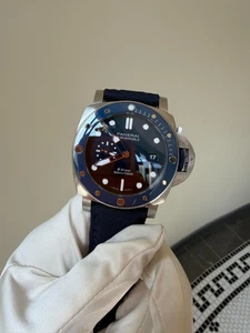 Panerai Submersible QuarantaQuattro Blu Profondo Mens Watch PAM01289  Authentic - Bild 1 von 6
