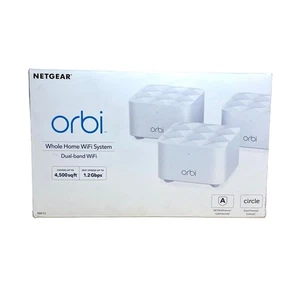 Netgear Orbi Tri-band Whole Home Mesh WiFi System AC1200 (RBK13-100NAS) - Picture 1 of 4