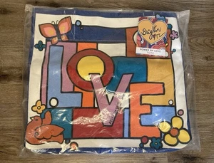 Fab & Mod NEU! NRFP VERSIEGELT BRIGHTON POWER OF LOVE GROSSE CANVAS-TRAGETASCHE UVP: 150 $ - Bild 1 von 2