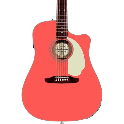 芬达 California Standard Redondo CE 原声电吉他嘉年华红色 — 第 1/2 张图片