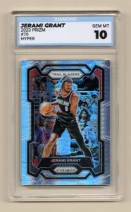 2023-24 Panini Prizm Jerami Grant #70 Hyper Prizm DGS 10 gemme ottime condizioni - Foto 1 di 2