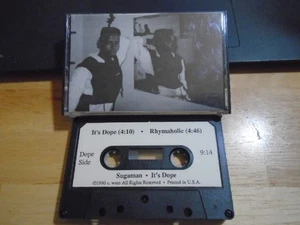RARE OOP Sugaman DEMO CASSETTE TAPE It's Dope rap hip hop 1990 UNRELEASED 4trax - Foto 1 di 2
