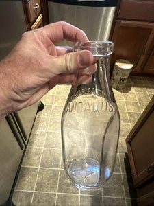 Andalusien geprägte Quart Milchflasche Salem Ohio OH - Bild 1 von 11