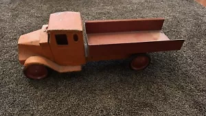 Vintage Original 1920s Steelcraft Large Pressed Steel Toy Dump Truck - Picture 1 of 12