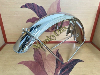 1972-1976 Suzuki GT750 Fender. GT GT380 GT500 GT550 Tube Brace Front Mud Guard. - Imagem 1 de 4