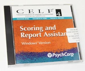 CELF 4 Fourth Edition Scoring & Report Assistant Software CD Windows Version - Picture 1 of 4
