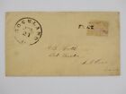 Maine: Rockland 1850s Cover, Stamp Removed & Free to Postmaster in Seal Cove