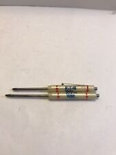 Vintage promo pocket screwdrivers with magnet,1 phillips,1 flat tip,Eaton/Yale