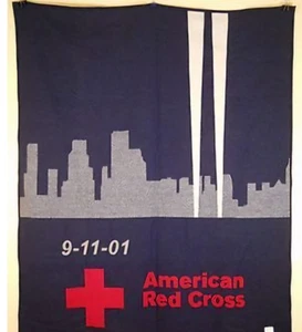 9/11 Pendleton Woolen Mills Commemorative Rare Lmtd Edition Red Cross Blanket - Bild 1 von 16