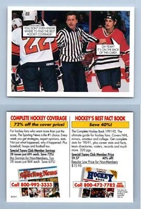 Hockey Coverage - Stadium Club 1991 Topps Hockey Promo Card - Picture 1 of 1