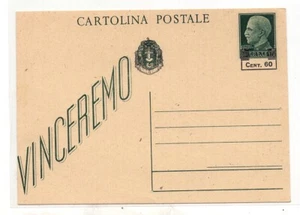 Cartolina Postale Provvisoria Cent. 60 su 15 n. C 114 - Imagen 1 de 1