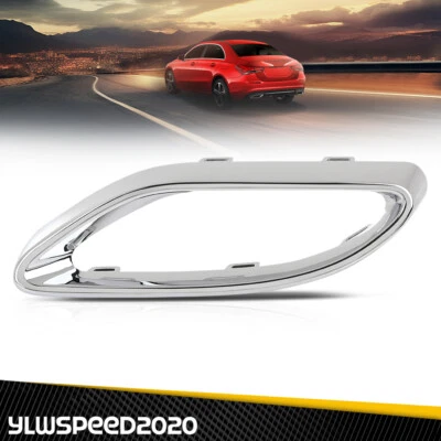  Cubierta de parachoques trasero izquierdo apta para Mercedes-Benz A220 E350 E400 E450 E53 AMG Foto 1 de 4