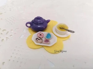 Calamita vassoio con tea e dolcetti - Picture 1 of 1