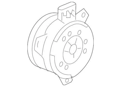 Genuine GM 2008-2009 Chevrolet Equinox Torrent Engine Cooling Fan Motor 19130518 - Изображение 1 из 2