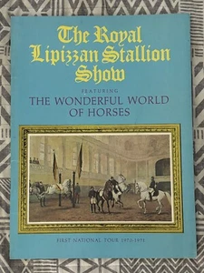 Programa de espectáculos de sementales Royal Lipizzan, 1ª gira nacional con talón de boleto, 1970 - Imagen 1 de 10