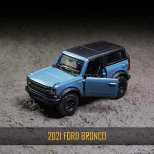 Bburago 1:64 Scale 2021 Ford Bronco SUV ORV Sports Car Model Diecast Metal - Picture 1 of 8