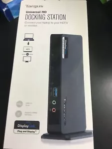 Targus Universal HD Laptop USB and HDMI Docking Station Connectivity 3 USB Ports - Picture 1 of 7