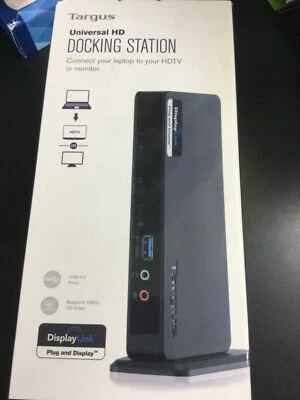 Targus Universal HD Laptop USB and HDMI Docking Station Connectivity 3 USB Ports - Image 1 of 4