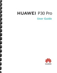 Huawei P30 Pro Cell Phone USER GUIDE OWNER'S MANUAL - Photo 1 sur 6