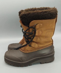 Sorel Badger women's winter boots snow size 6 brown tan - Picture 1 of 8