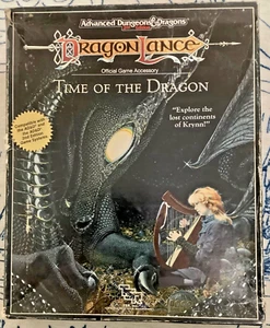 TSR 2nd Ed AD&D - DRAGONLANCE TIME OF THE DRAGON BOX SET (1050) - COMPLETE!!! - Picture 1 of 10