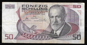 AUSTRIA. ESCASO BILLETE DE 50 CHELINES. 1986. - Imagen 1 de 2