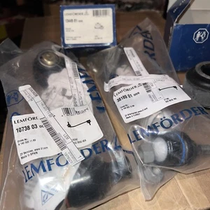 Set (4) Mercedes Benz Sway Bar Links + Bushings Front - Lemforder Genuine Parts - Picture 1 of 7