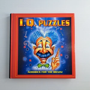 I.Q. Puzzles Aerobics for the Brain! - Hard Cover Book PB1Z 1988 Lagoon Books - Picture 1 of 15