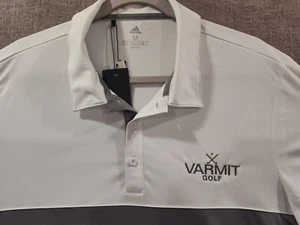 Adidas Golf Poloshirt Herren Medium Varmit Golf gesticktes Logo Neu mit Etikett - Bild 1 von 10
