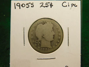 1905 S Barber Quarter Item # 9330 - Picture 1 of 2