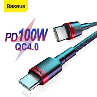 Baseus 100W USB Type C to Type C Charger Cable Fast Charge for Apple Iphone - Image 1 of 4