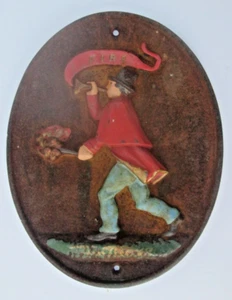 FIRE MARK - Associated Firemen's Insurance Co of Baltimore Iron R Plaque - SCHILD/MARK - Bild 1 von 4