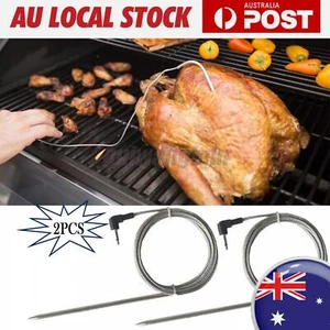 2X High Temperature Meat Probes For Pit Boss & Most Wood Pellet Barbecue Grills - Picture 1 of 6