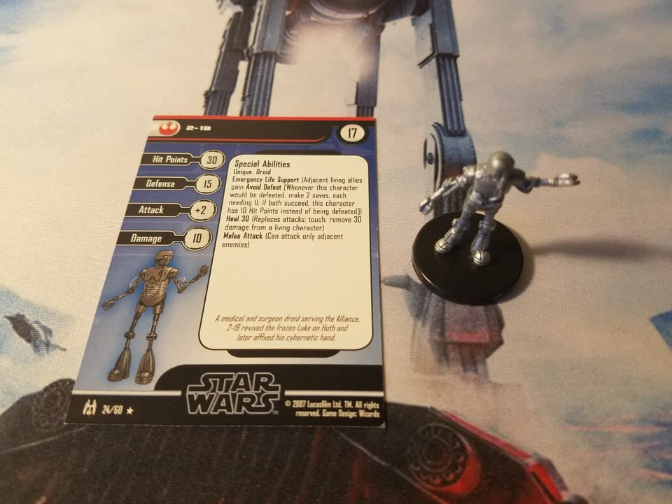 Star Wars Miniatures Force Unleashed 24 2-1B - Image 1 of 1