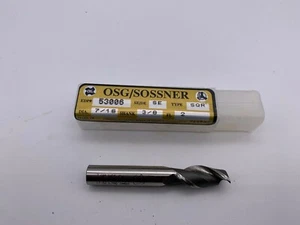 OSG 5300600 7/16" 2-FLUTE, SINGLE END, COBALT ENDMILL FOR ALUMINUM - Picture 1 of 1