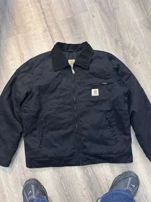 carhartt jacket detroit premium black Y2k - Imagen 1 de 4