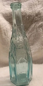Botella de salsa de pimienta de 6 lados pontilada catedral torcida - Imagen 1 de 11