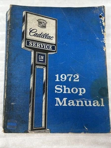 Vintage 1972 Cadillac Shop Manual ๐บ๐ธ - Picture 1 of 17