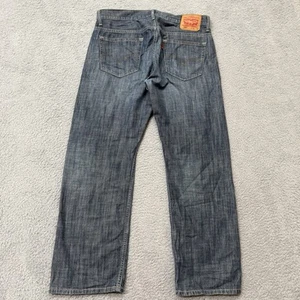 Jeans Levis 569 para hombre 36x30 azul suelto recto tiro medio denim lavado oscuro ** - Imagen 1 de 16