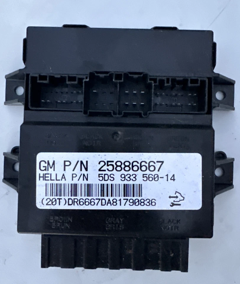 OEM Seat Adjuster Memory Module 25886667  2008-2012 Cadillac Escalade Buick G1 - Image 1 of 1