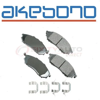 Akebono Pro-ACT Front Disc Brake Pad Set for 2013 Infiniti EX37 - Braking ba Foto 1 de 4