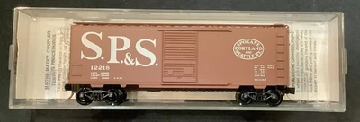 N Scale MTL - Spokane, Portland & Seattle 40' Standard Single Door Box Car- NIB - Image 1 of 4