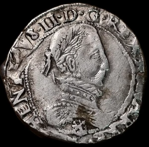 Monnaie Henri III Royaume De Navarre - Foto 1 di 2