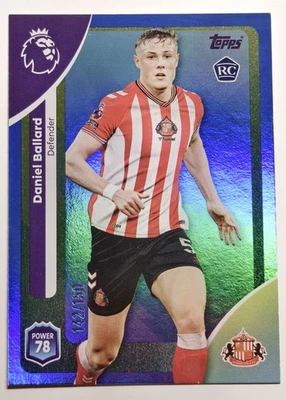 2025 Topps Premier League #348 Daniel Ballard Blue Foil 142/150 RC - Image 1 of 2
